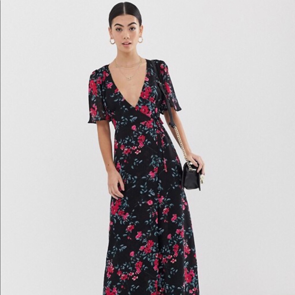 ASOS Petite Black Maxi Dress